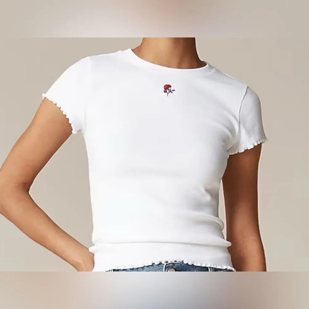 J.Crew Rouje X J.Crew Fleur T-shirt NWT Size XXS